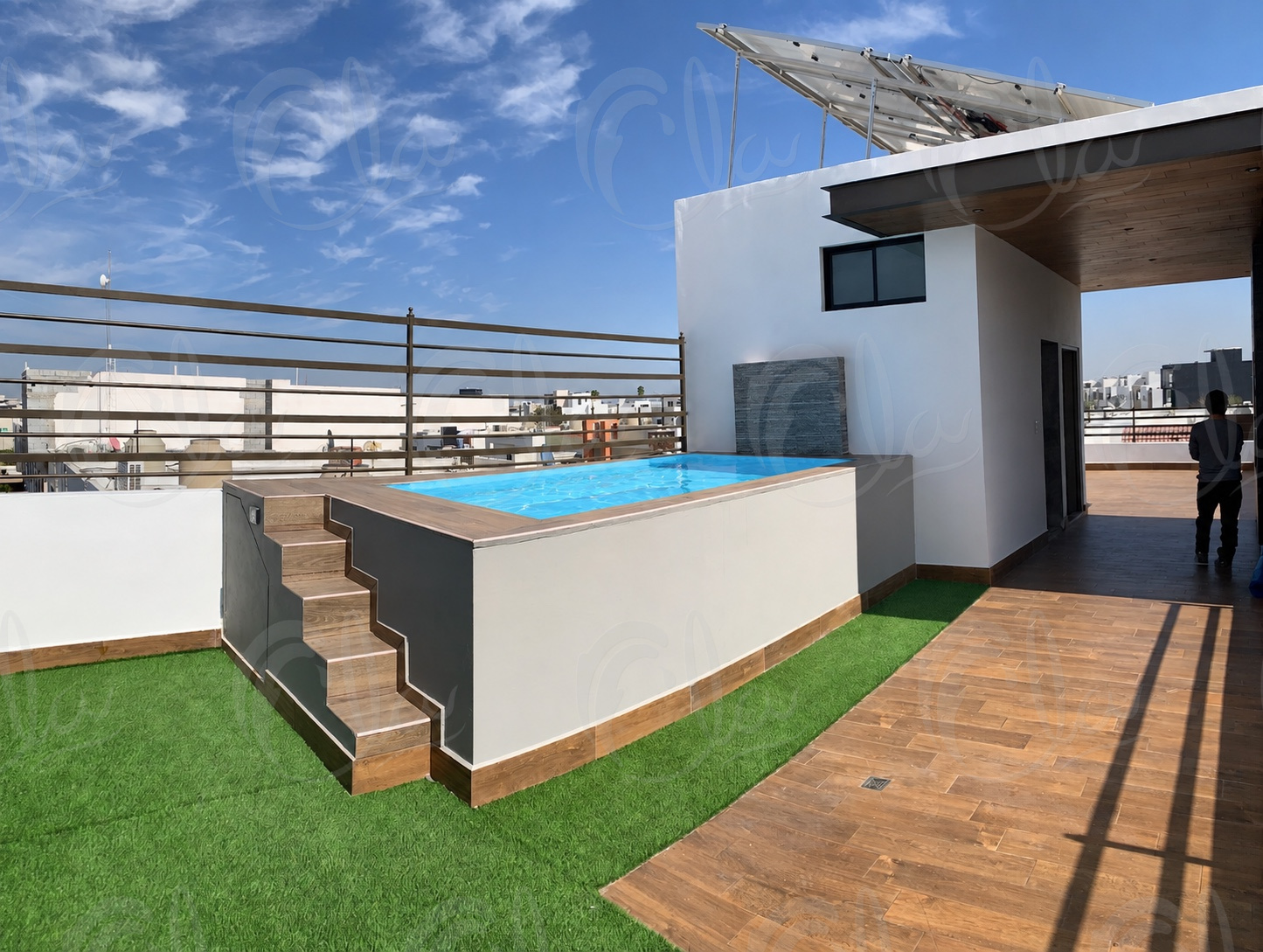 Terraza en azotea