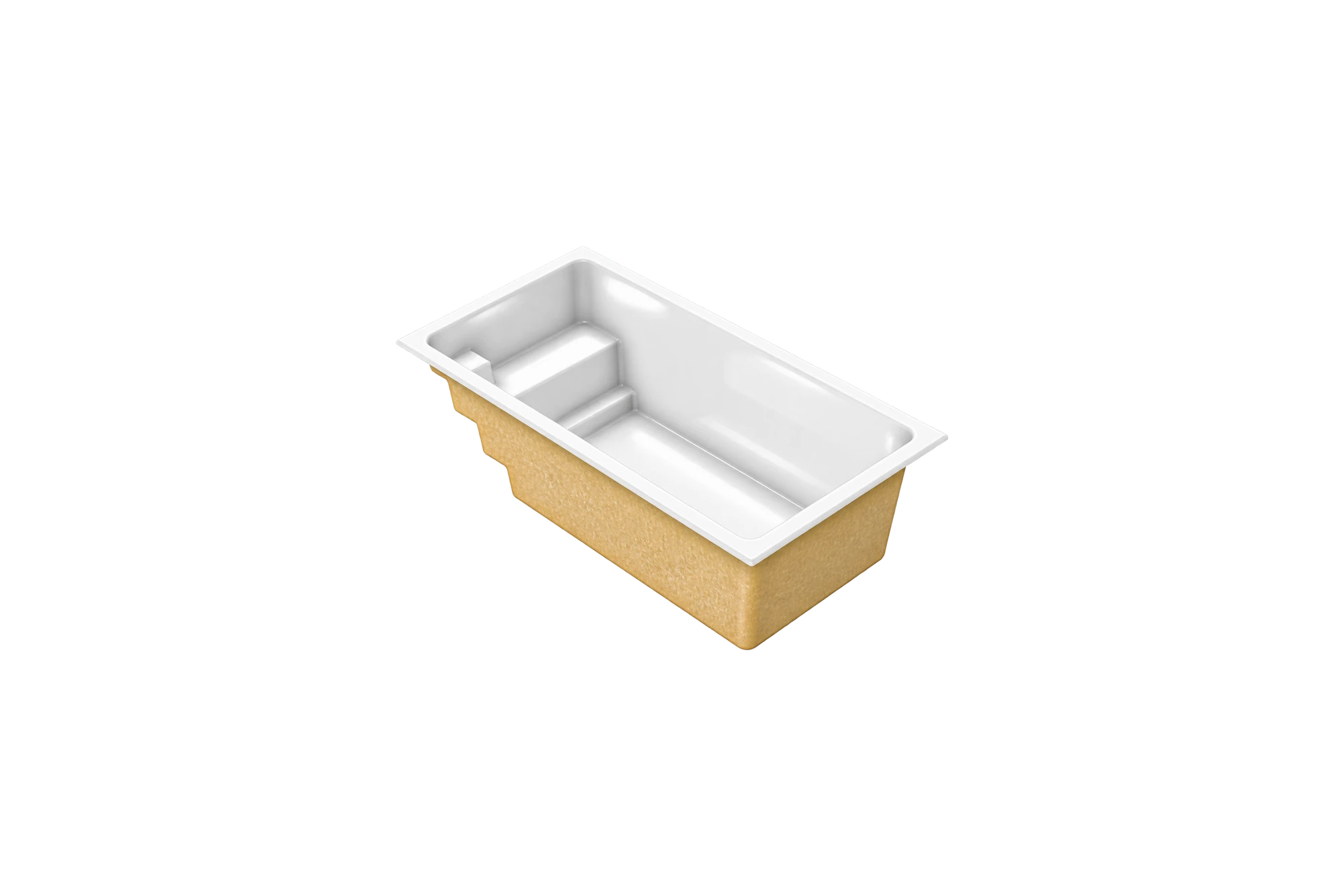 Render ilustrativo del modelo Afrodita, acabado White