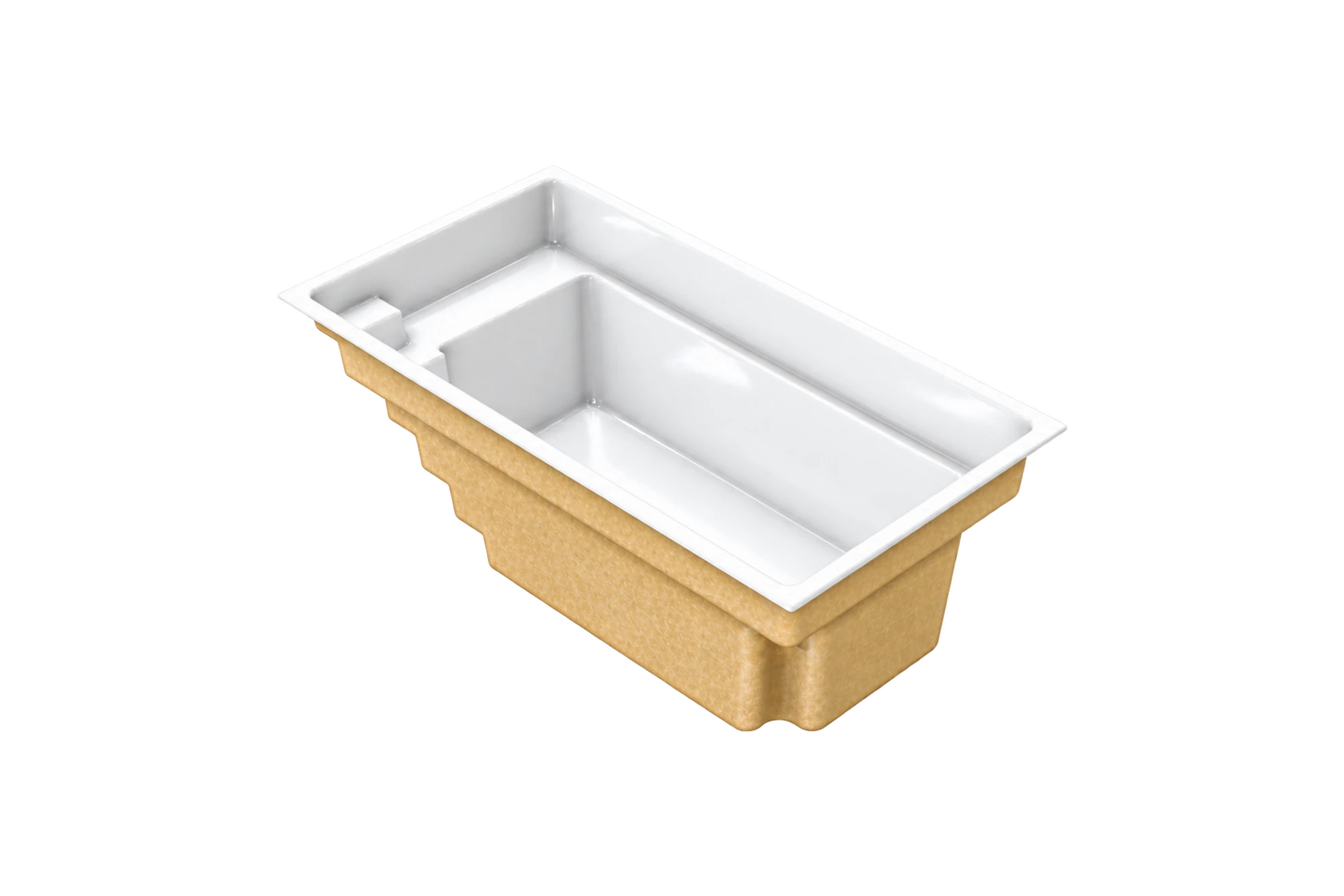 Render ilustrativo del modelo Hermes, acabado White
