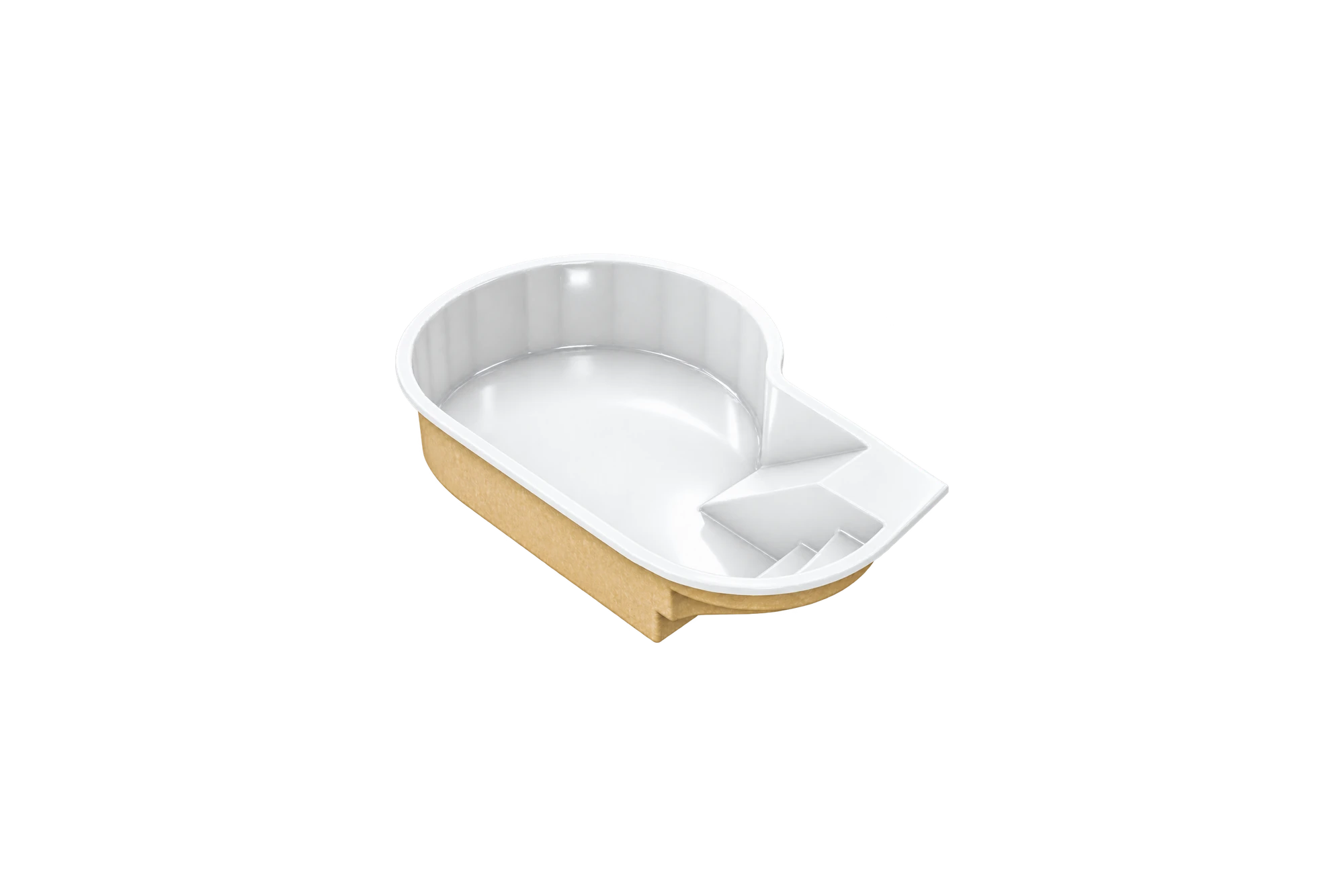 Render ilustrativo del modelo Kids, acabado White
